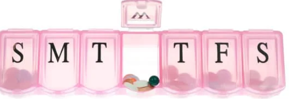 FREE: 7 Day Pill Box Organizer